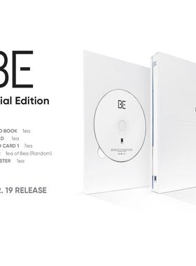 BTS 防弹少年团专辑 BE 普通版 官方正版小卡海报写真集周边