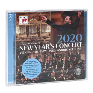 尼尔森斯 原版 2CD唱片 2020年维也纳新年音乐会 19439702362 进口