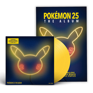 黄胶 Album Pokemon 现货 LP黑胶唱片 正版 宝可梦25周年 The 原装