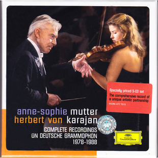现货正版 卡拉扬 穆特合作录音全辑 5CD唱片 4777572 古典音乐