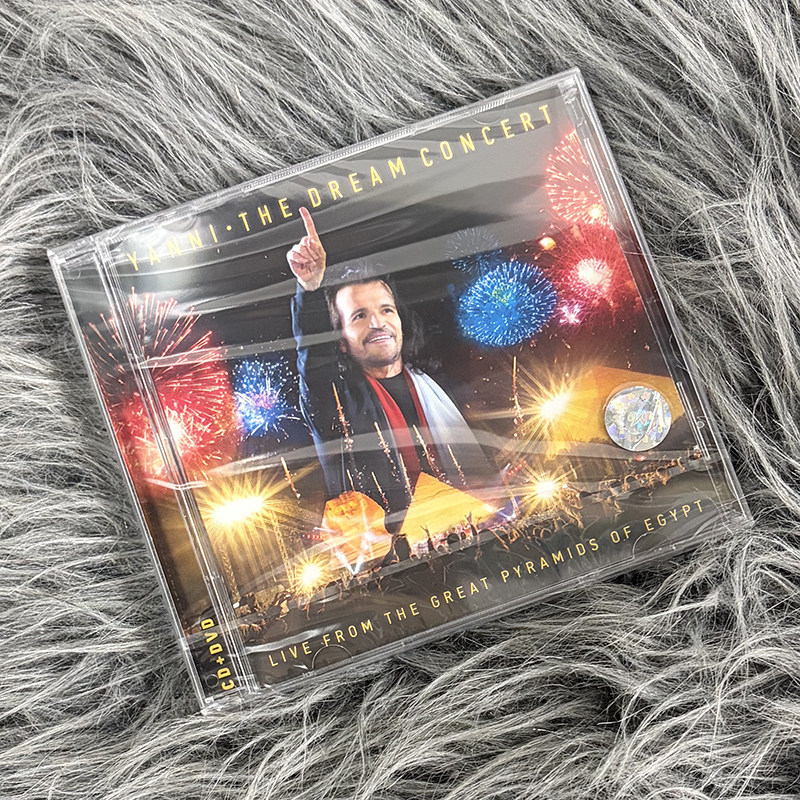 现货正版 Yanni 雅尼 梦想音乐会-埃及吉萨大金字塔实况 CD+DVD
