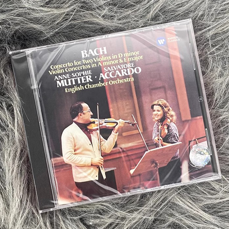 原装进口 巴赫：小提琴协奏曲 / 穆特 阿卡多 CD唱片 74700528