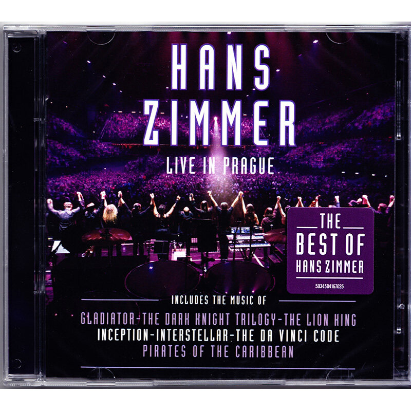 现货正版 汉斯季默 hans zimmer live in prague 布拉格现场 2cd