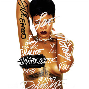 保税区直邮 蕾哈娜专辑 Rihanna Unapologetic CD唱片+DVD 豪华版