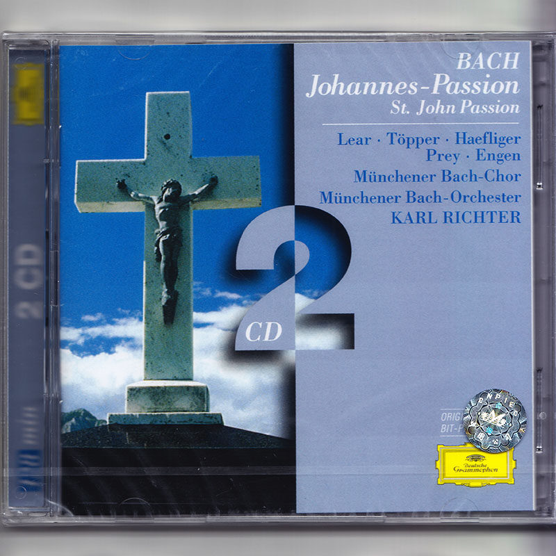 bach 巴赫 约翰受难曲 / 李希特 原版进口cd 古典音乐 4530072