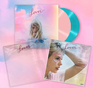 引进版现货 Taylor Swift泰勒斯威夫特 Lover 红蓝胶 2LP黑胶唱片
