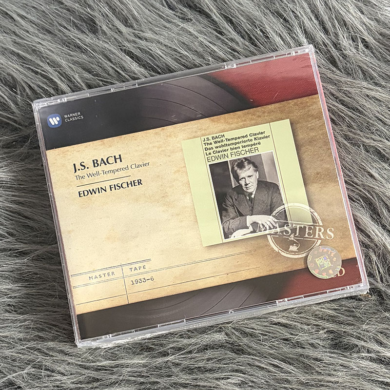 现货 巴赫 平均律钢琴曲集 3CD唱片 62307420 德温·菲舍尔钢琴