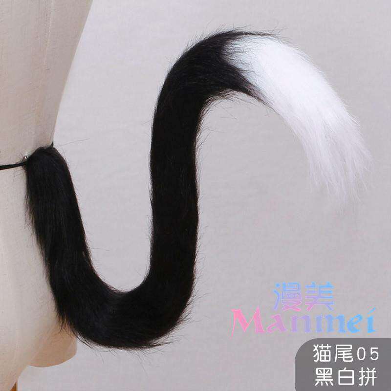 小猫尾巴cos六一万圣节轻图片