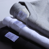 清仓特价 日系460G重磅圆领套头卫衣男三本针复古加厚宽松慵懒风