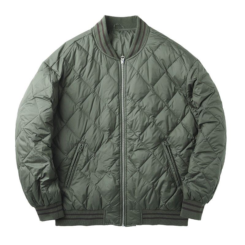 棒球领户外日常90白鸭绒羽绒服