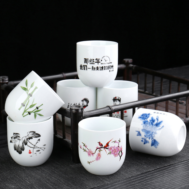 陶瓷喝酒创意餐馆一口150m茶水杯