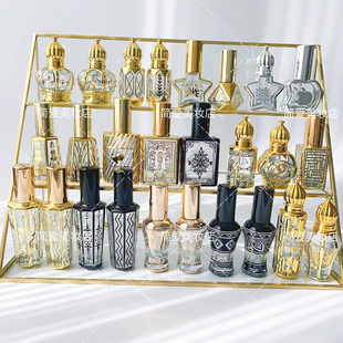 高档精致小样瓶香水瓶按压喷雾分装瓶空瓶子小容量旅行替换小金瓶