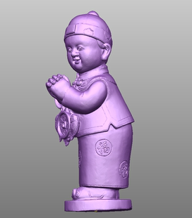 圆雕图男女童子古代人物站立三维立体stl精雕图3d电脑雕刻圆雕图