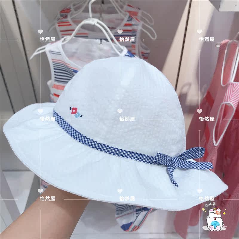 日本商场代采Familiar 华蜜丽女童田园风白色圆顶大帽檐防晒帽子|msdalam kategori Kanak-kanak/Bayi/Keluarga dipasang, Hat/Muffler/topeng/sarung tangan/alat penutup telinga/Jiaotao, Hat - dari Buy2taobao.com untuk memberikan perkhidmatan ejen Taobao profesional membeli