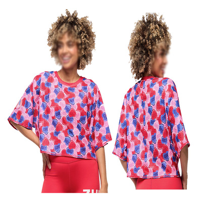 zumba短袖舞蹈运动速干宽松t恤