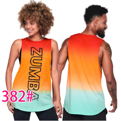 zumba舞蹈速干透气背心男女通用