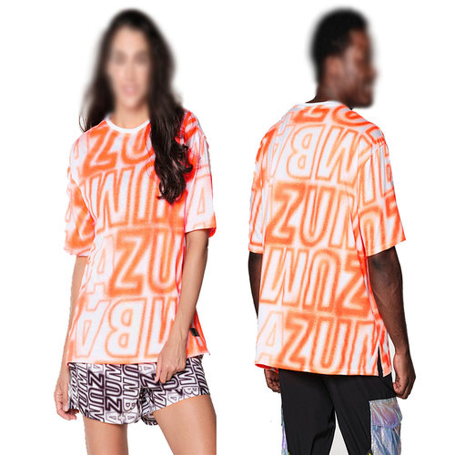 短袖t恤ZW棉运动舞蹈健身宽松