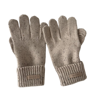 可触屏手套映意绣毛线手套