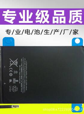 适用iPad系列mini2迷你1电池iPad1/2/3/4/5/6电池air1/2全新电池