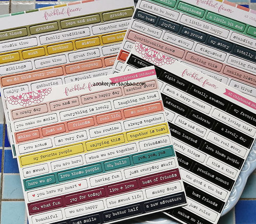 junkjournal美言英文单词剪贴簿