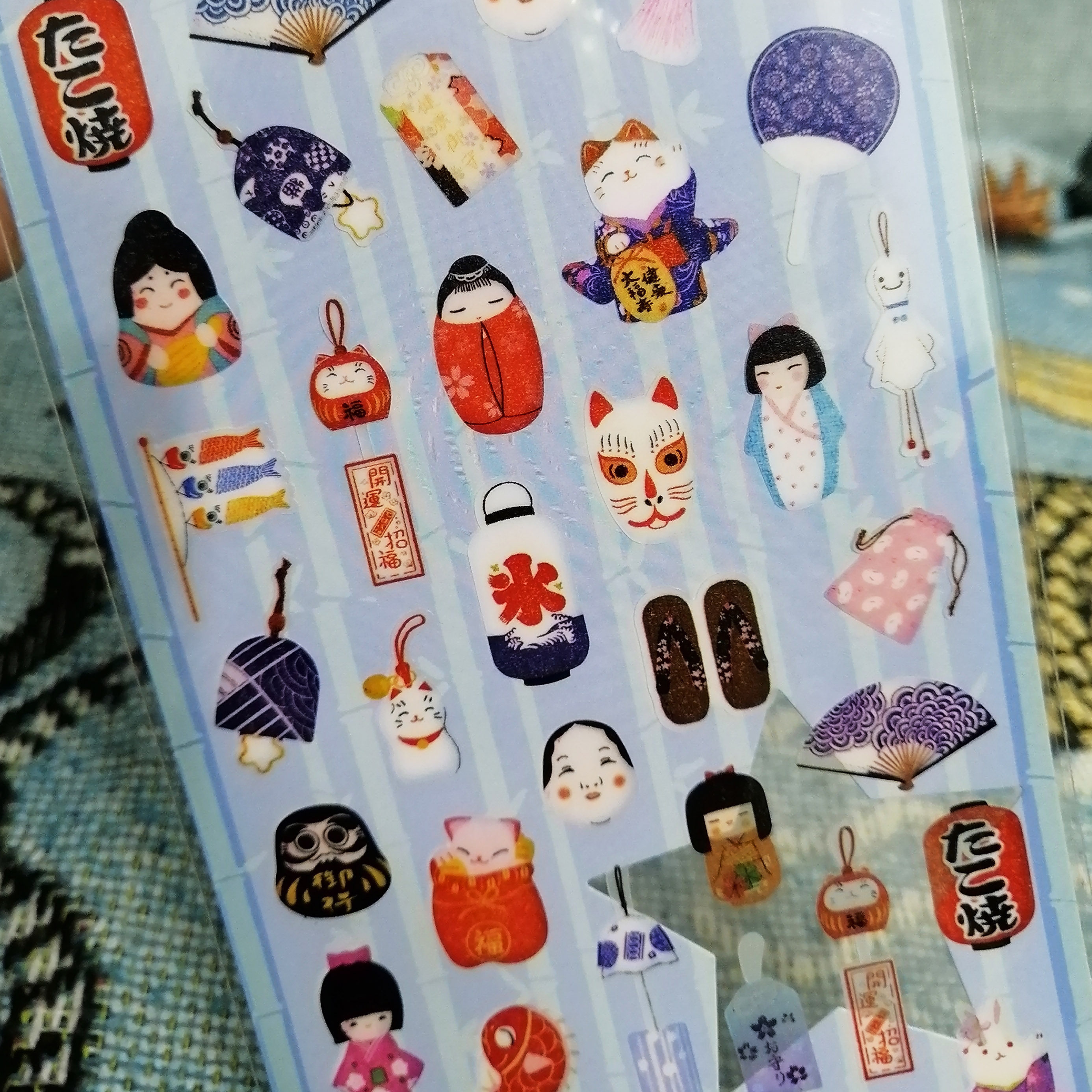 日式手绘插画生活小物手帐宝宝日记成长档案装饰贴