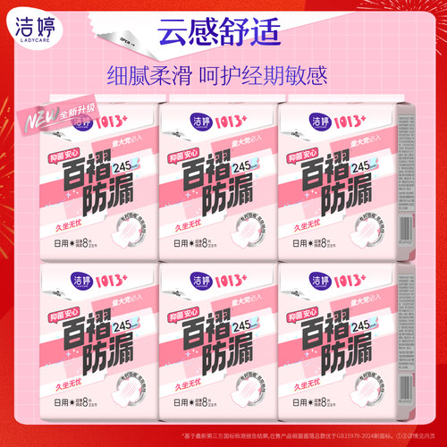 专利产品洁婷1013+卫生巾