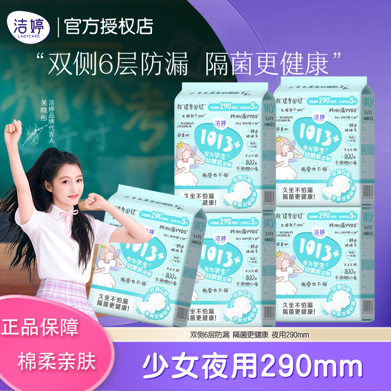 洁婷1013+卫生巾防漏更隔菌