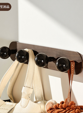 中古风胶贴挂钩免打孔墙上壁挂强力粘胶卧室卫生间门后挂衣架粘钩