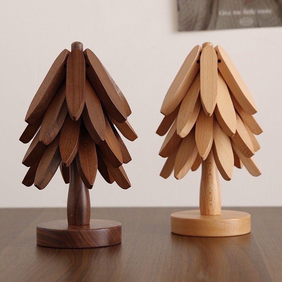 创意实木杯垫隔热垫防烫