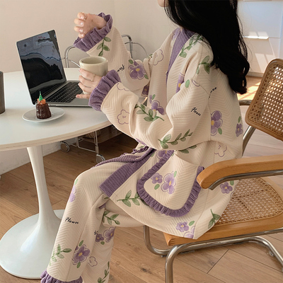空气棉夹层睡衣女家居服