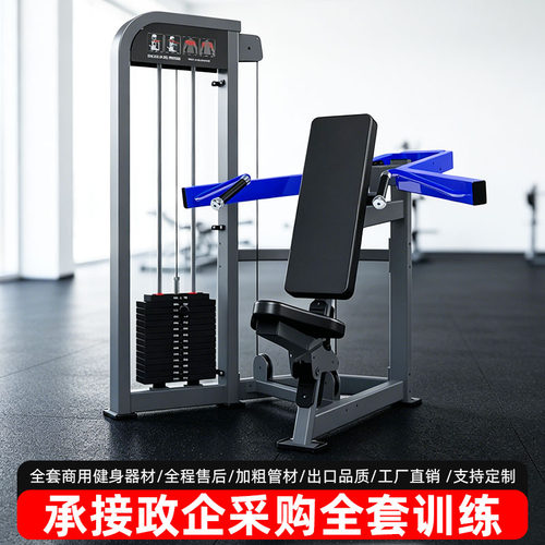 健身房坐式推肩训练器商用