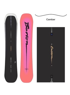 鞍山极速 [苏翊鸣同款]BURTON伯顿CUSTOM CAMBER男士滑雪板单板