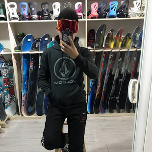 VOLCOM钻石帽衫大LOGO款直播专属不防水生活款