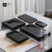 宣品书房安徽宣砚台方形砚尾货清仓微瑕砚老砚文房四宝书画毛笔字