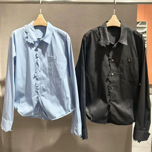 现货[商场同款】J南26春新女设计感花边剪纸切割衬衣5Q1214610