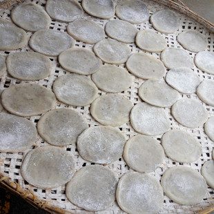 绿豆糍粑湖北特产手工制作糯米绿豆糍粑20个大圆绿豆粑现做现发