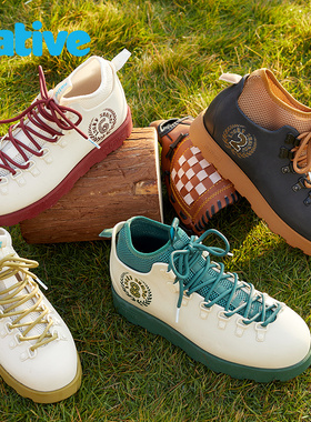 native马丁靴新款男鞋秋冬工装靴防水高帮鞋户外防滑男款旅游靴子