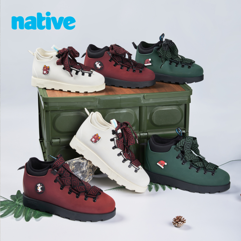 native欧包靴冬季保暖高帮鞋女鞋