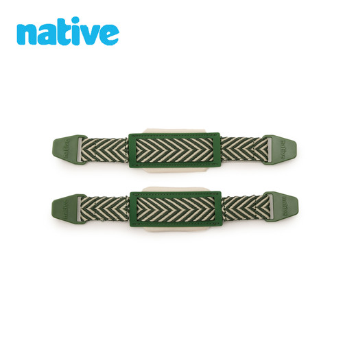 native后跟提带洞洞鞋固定绑带