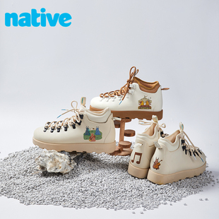 厚底情侣高帮鞋 子新款 秋冬户外鞋 native马丁靴守护灵靴子流行男鞋