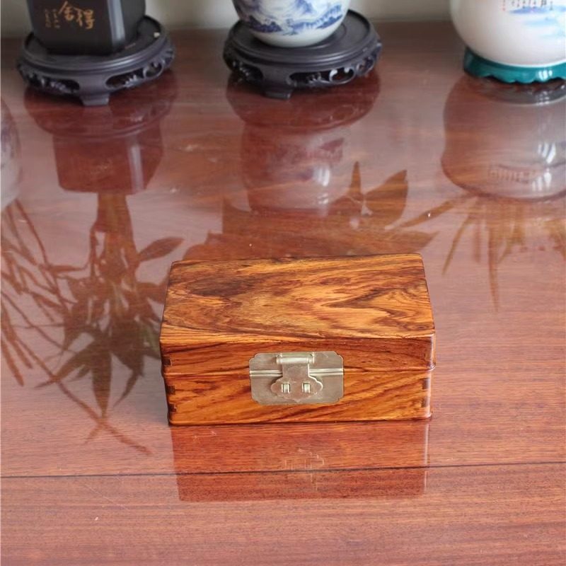 润铭翔海南黄花梨首饰盒