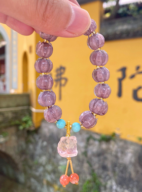 香积莲花新中式琉璃手串