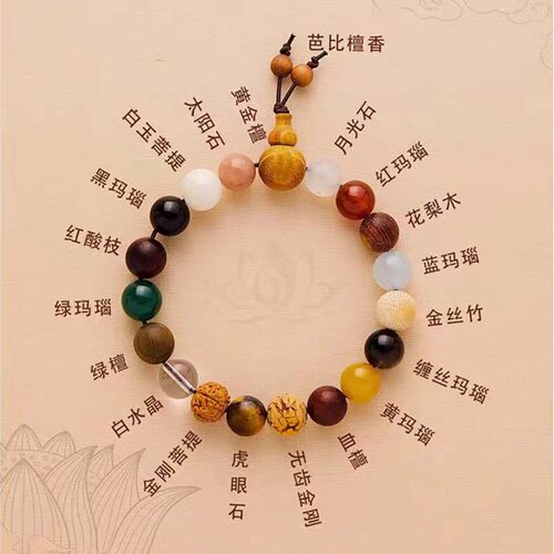 多宝灵隐菩提手串18籽