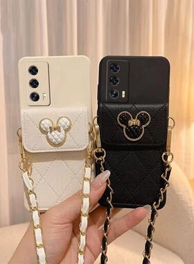 适用iqooZ9x手机壳Z8x/Z7x/Z6x挂绳Z5斜跨Z3卡包Z1x带挂绳U5女U3x防摔Neo9潮V2353A全包V227oA时尚vivoiq005