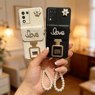 适用oppoK13turbopro手机壳K12x/K11x/K10x挂绳R17卡包R15梦境版斜跨K9x女K7x镜子支架K5保护套 PLE110潮防摔