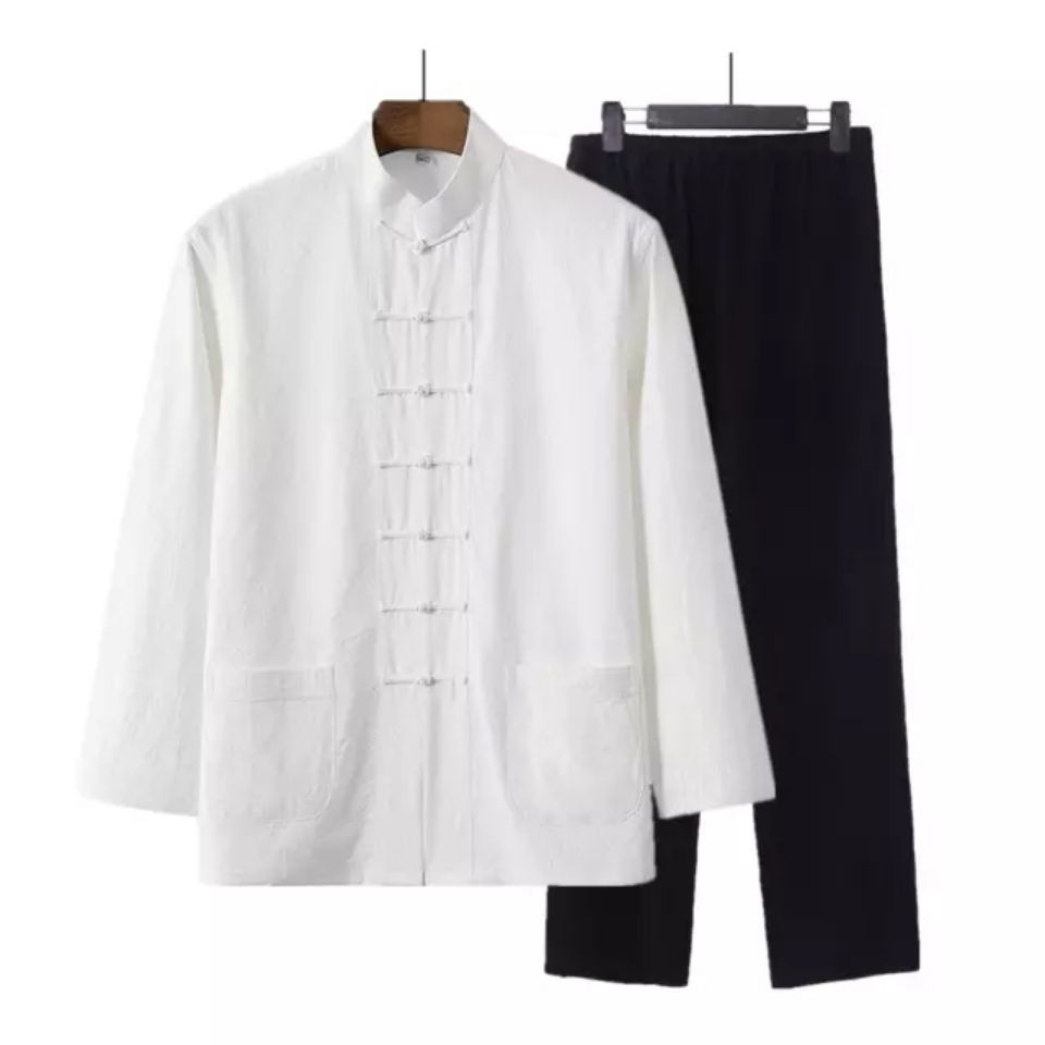 祥瑞唐新款中国风立领男禅修唐装