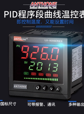 曲线程序段可编程多段温控表分段定时窑炉电炉温控仪器仪表