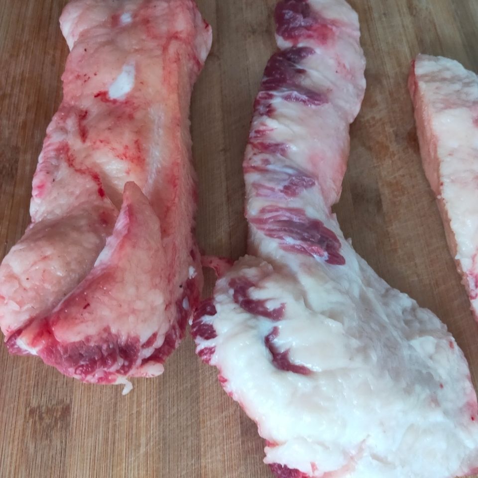 【牛胸膘肥 牛油500克】牛油牛胸口朥鲜牛胸脯 新鲜牛油 新鲜发货