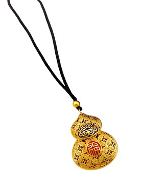 中式电镀合金项坠民族风