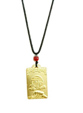 中式民族风合金无事牌吊